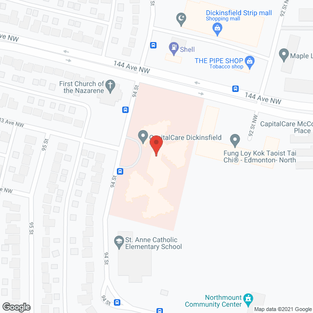 Capital Care Dickinsfield (public) in google map