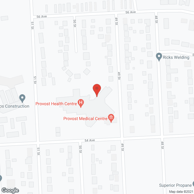 Provost Health Centre in google map