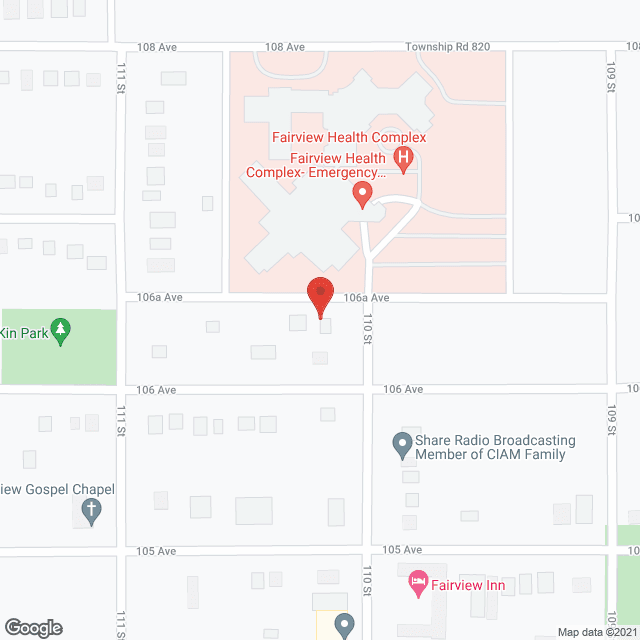 Fairview Health Complex Continuing Care Centre in google map