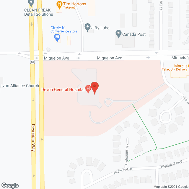 Devon Long Term Care in google map