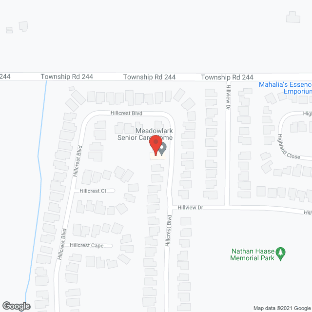 Meadowlark Senior Care Homes in google map