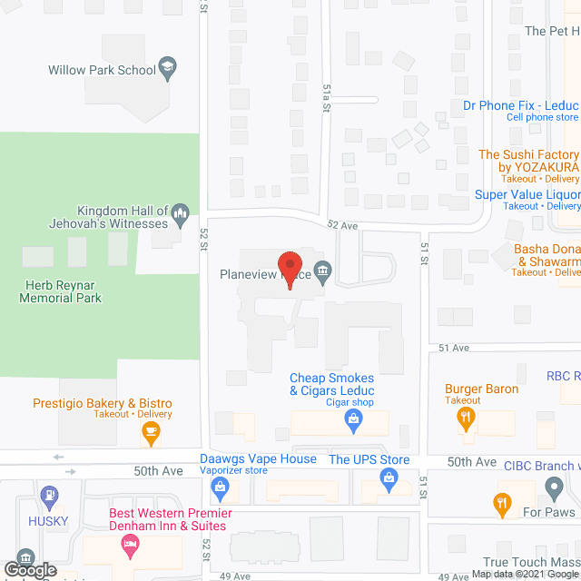 Planeview Place - PUBLIC in google map