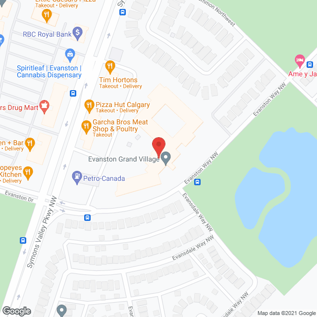 Evanston Grand Village in google map