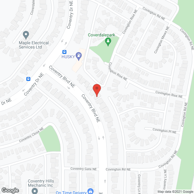 New Horizon Homes (public) in google map