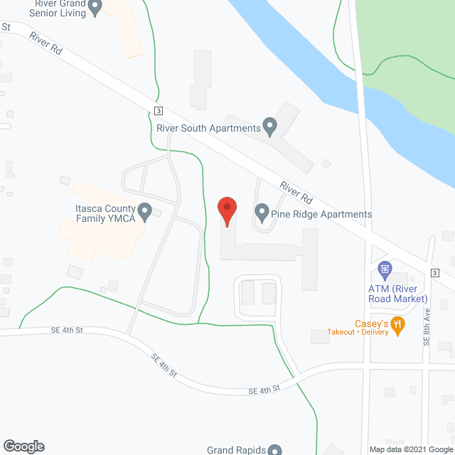 Pine Ridge Apartments in google map