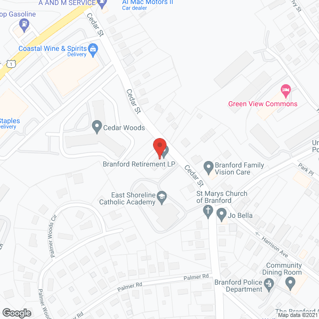 Cedar Crest in google map