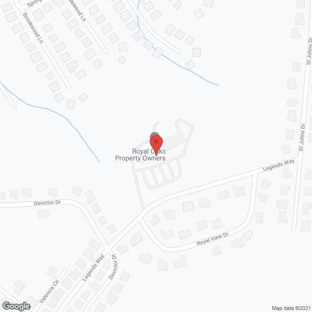 Legends Manor at Royal Oaks in google map