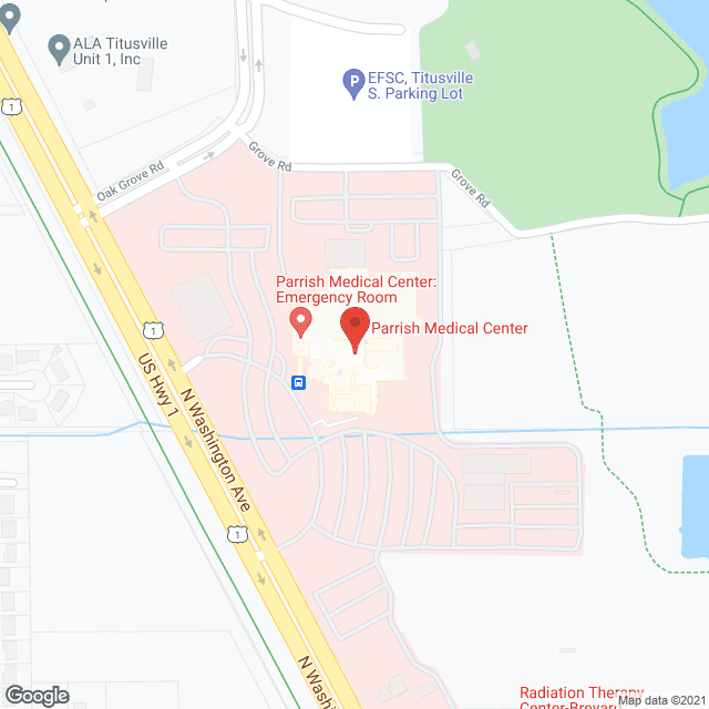 Parrish Medical Center in google map