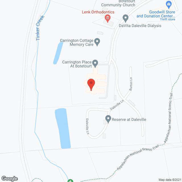 Carrington Place at Botetourt in google map