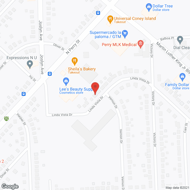 Linda Vista Assisted Living in google map