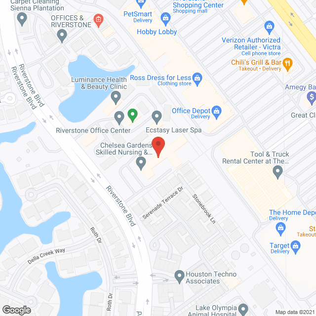 Chelsea Gardens in google map