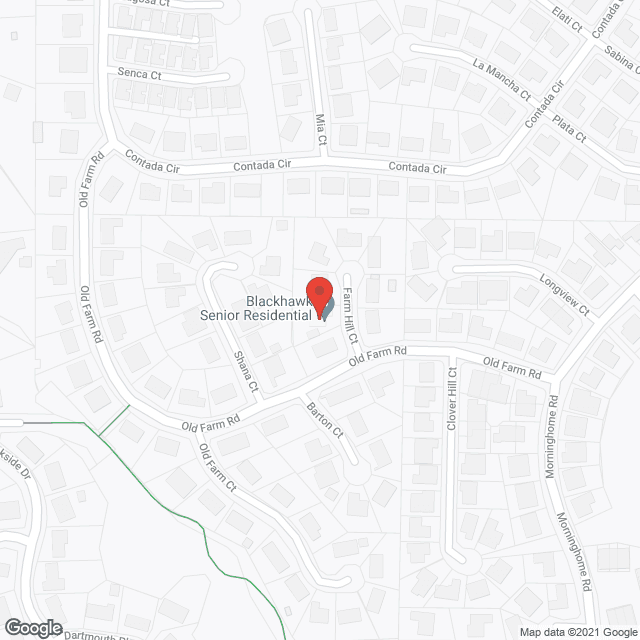 Blackhawk Senior Residential Care in google map