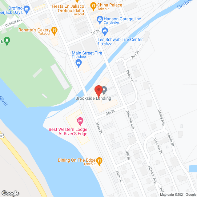 Brookside Landing in google map