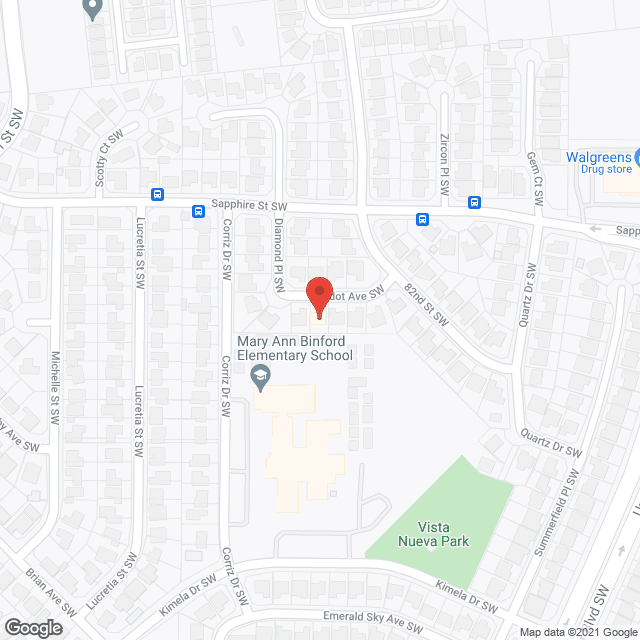 Aurora Assisted Living in google map