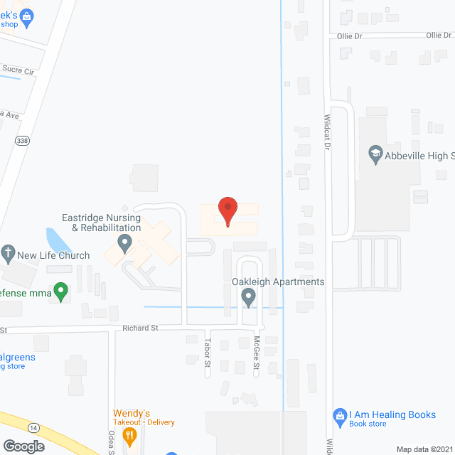 Eastridge Assisted Living in google map
