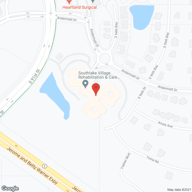 Southlake Village Rehab in google map