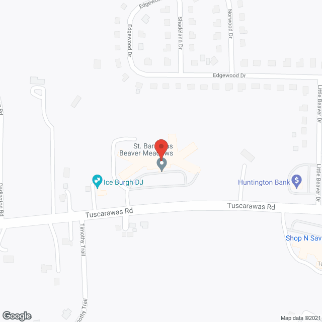 Beaver Meadows in google map