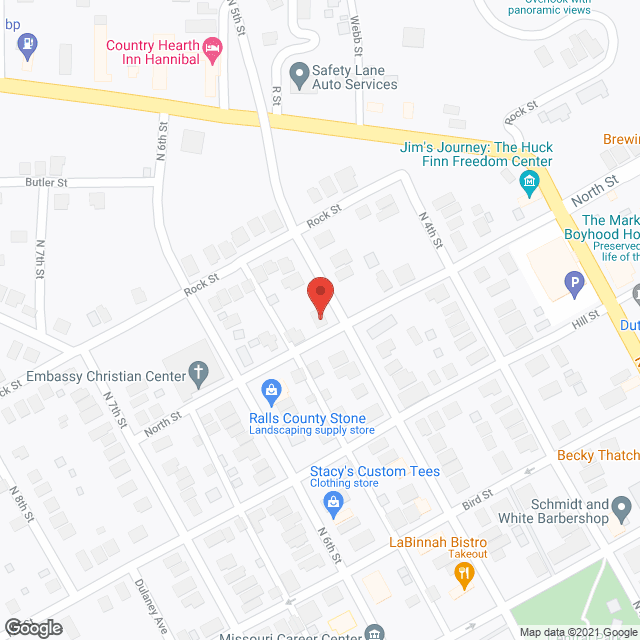 Omega House in google map