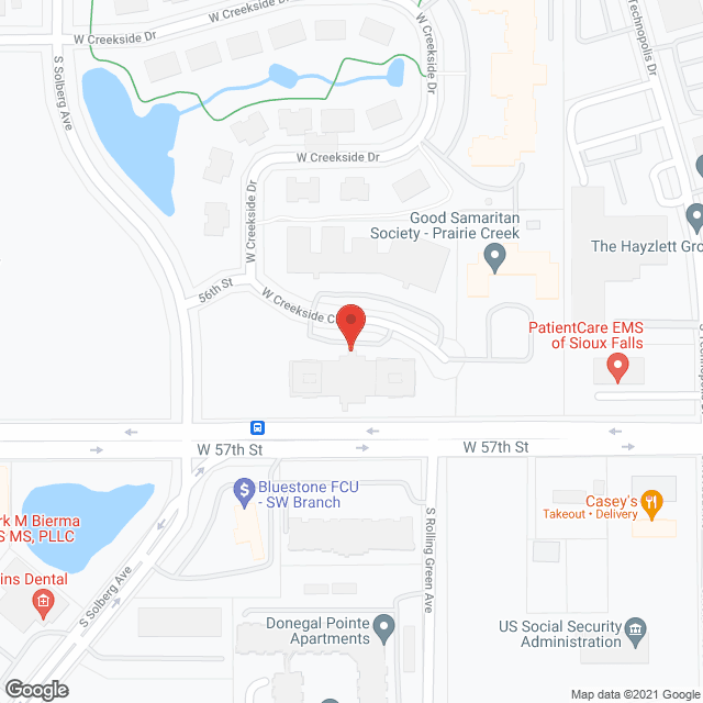 Good Samaritan Society-Prairie Creek in google map