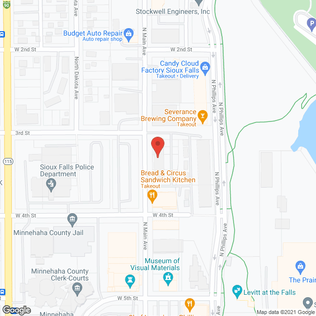 City Center Apartments in google map