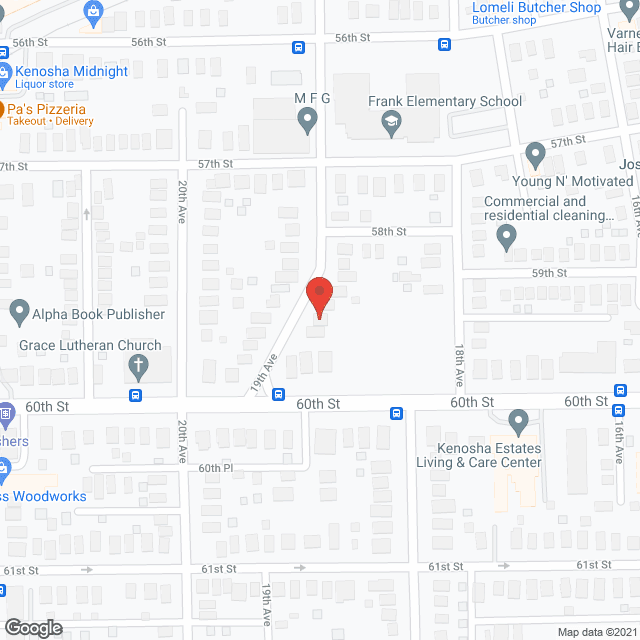 Kenosha Care Center II in google map