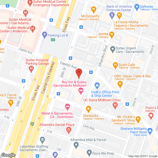 Capitol Gardens in google map