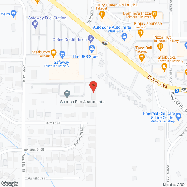 Salmon Run Apartments in google map