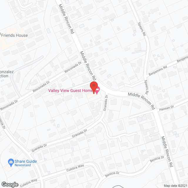 Valley View Care Home in google map