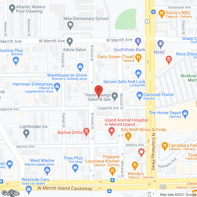 Heydays Senior Day Program in google map