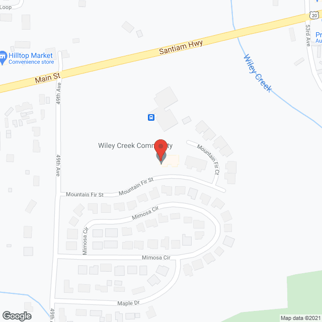 Wiley Creek Community in google map