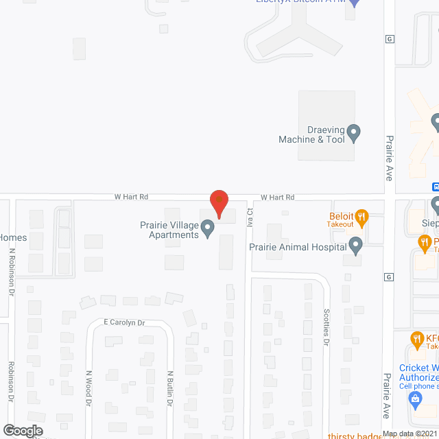Prairie Village Apartments in google map