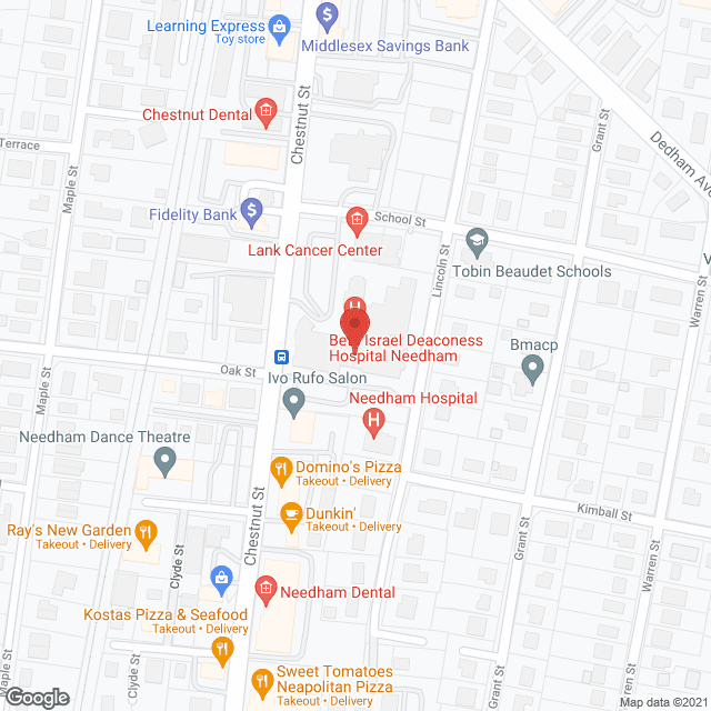 Beth Israel Deaconess Hospital in google map