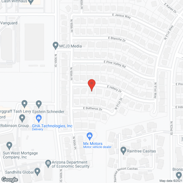 Raintree Assisted Living in google map