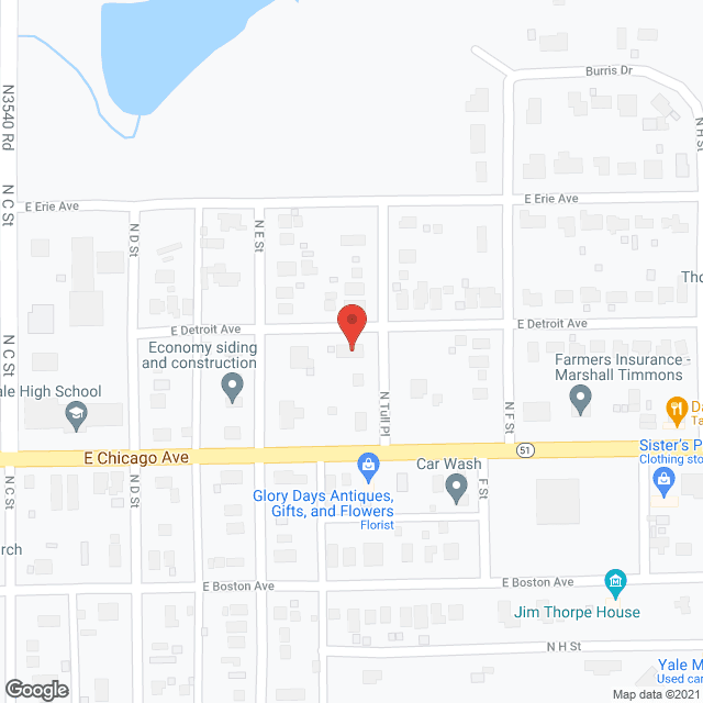 Davis Home Assisted Living in google map