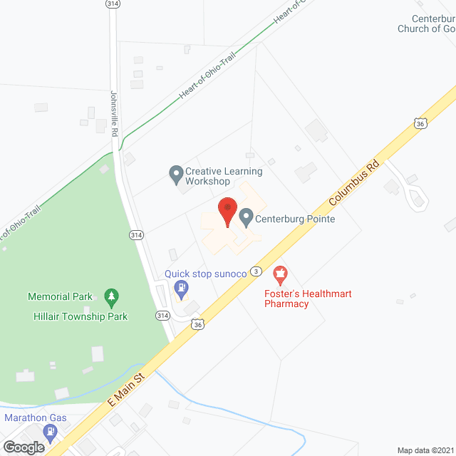 Centerburg Pointe in google map