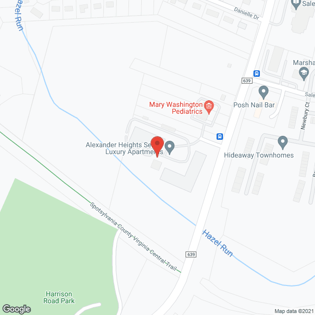 Alexander Heights in google map