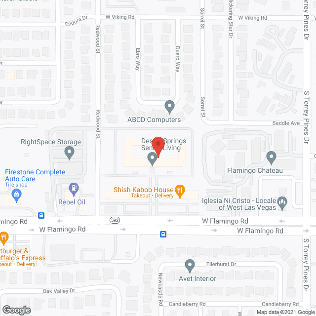 Desert Springs Senior Living in google map