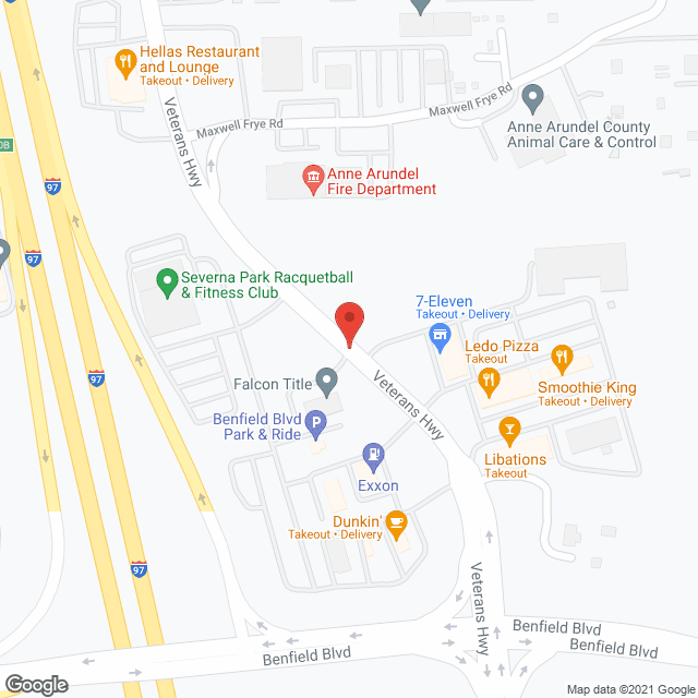 The Coordinating Center in google map