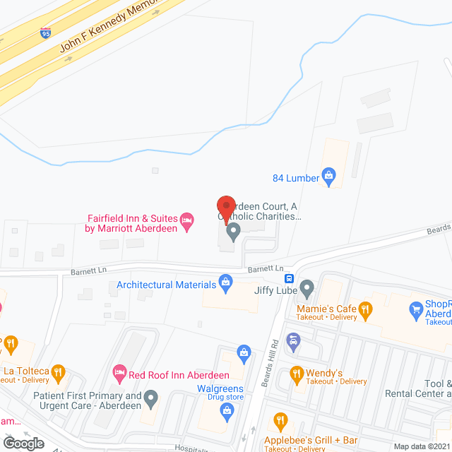 Aberdeen Senior Housing in google map