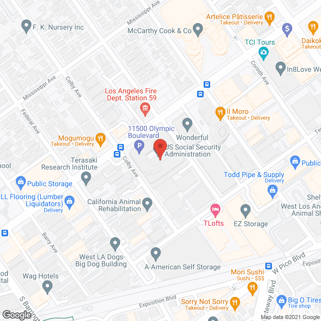 Acti-Kare of West Los Angeles in google map