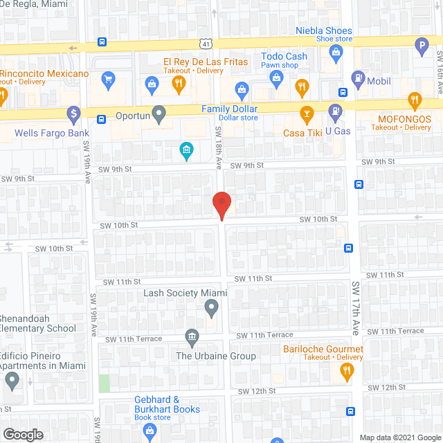 V and R Home Care in google map