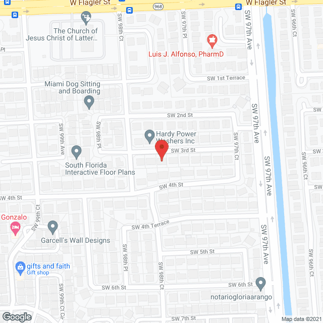 Reyes Senior Care of Miami in google map