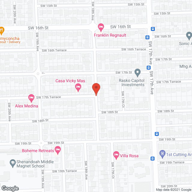 Angeles Senior Care in google map