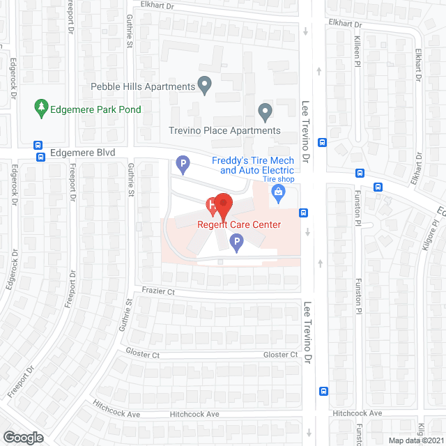 Regent Care Center of El Paso in google map