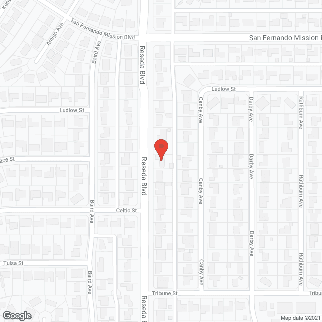 Northridge Garden Villa in google map