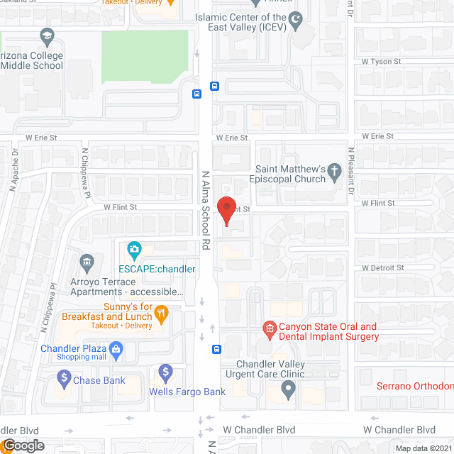 Comfort Keepers Chandler and Tempe in google map