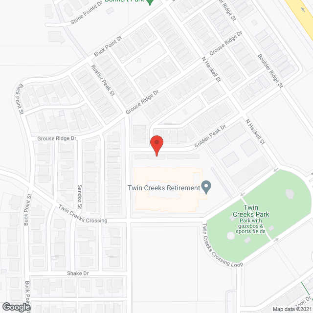Twin Creeks Crossing in google map