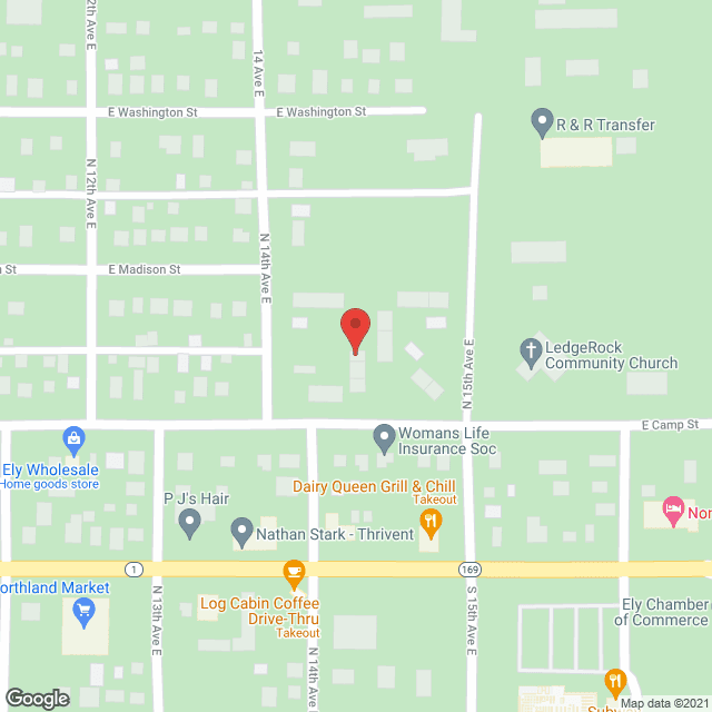 Pine Manor in google map
