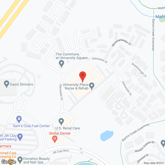University Place Nursing and Rehabilitation C in google map