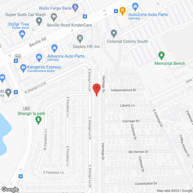 Caring Hearts Assisted Living in google map